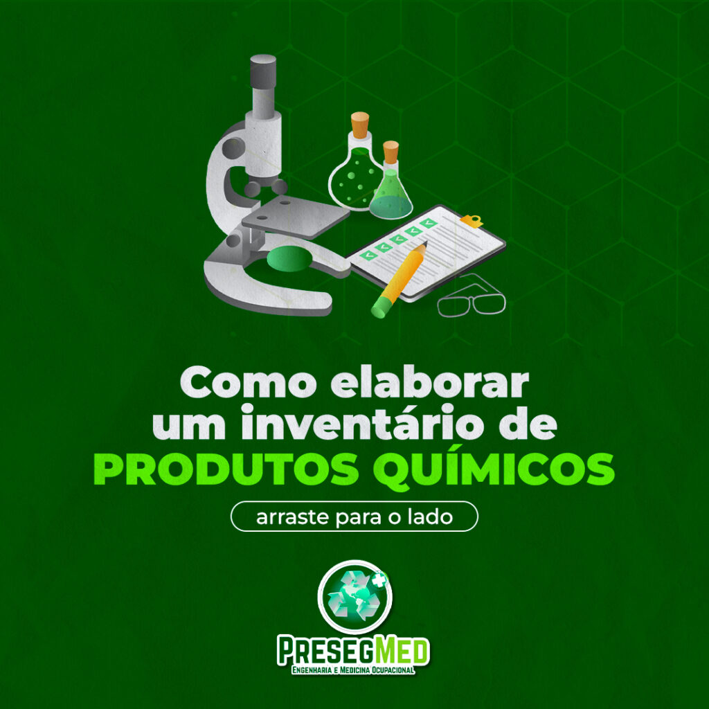 COMO ELABORAR UM INVENTÁRIO DE PRODUTOS QUÍMICOS