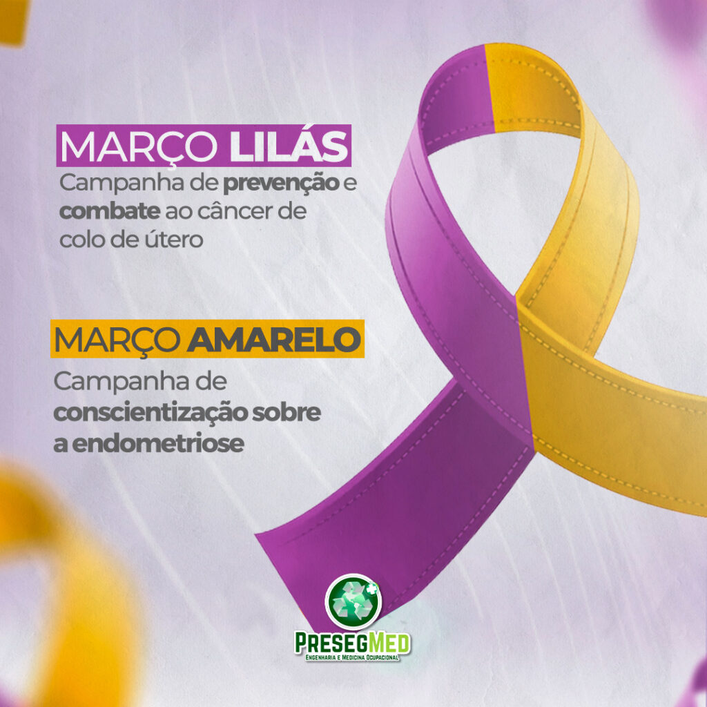 MARÇO AMARELO E LILÁS