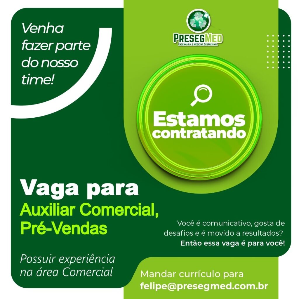 OPORTUNIDADE NA PRESEGMED