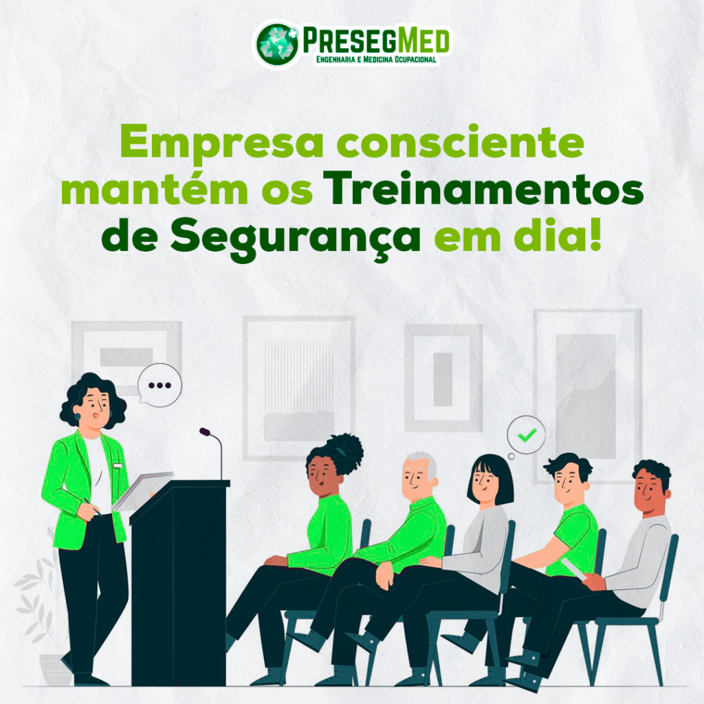 EMPRESA CONSCIENTE MANTEM OS TREINAMENTOS DE SEGURANÇA EM DIA!